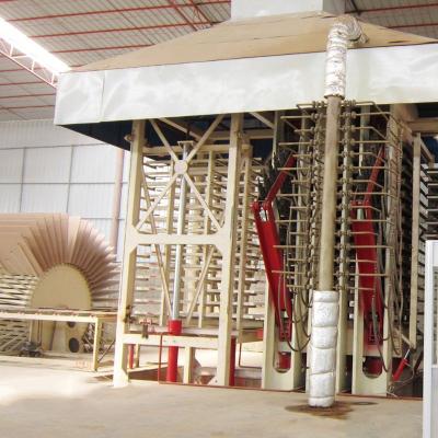 China Wooden Automatic Rice Straw Particle Board Production Line of Chip Board China 18mm Panel Production for sale