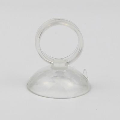 China 30mm Transparent Plastic Vacuum Cup , Dia18mm Pull Ring Small Vacuum Cups for sale