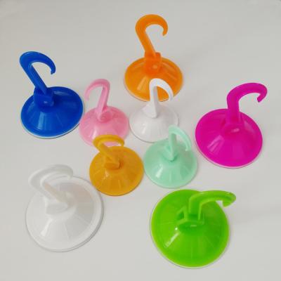 China Colorful Plastic Hook Suction Cups , 45mm 55mm 63mm 75mm Window Suction Cups for sale