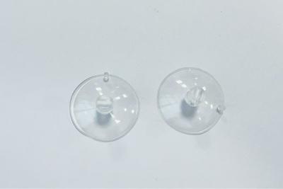 China SHQN OEM/ODM 35mm plastic suction cups with 4.5mm cross hole for sale