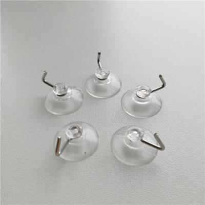 China SHQN OEM/ODM 20mm plastic suction cups with stainless steel hook for sale