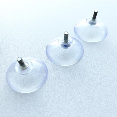 China SHQN stick on glass install by screw and nut 25MM 6mm length M3 Screw Screw Suction cups for sale