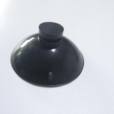 China Customized 60mm NR silicone black mushroom head rubber suction cups for sale