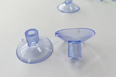 China SHQN VH30  30mmTransparent color Vertical hole suction cups PVC/Silicone suction cup for sale