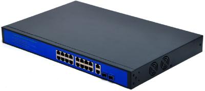 China 16port POE switch 10/100/100M gigabit for sale