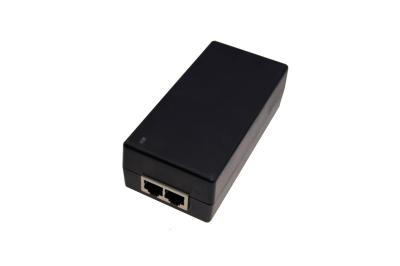 China DC 56V Gigabit POE standard IEEE802.3at poe injector with RJ45 for security camera system for sale