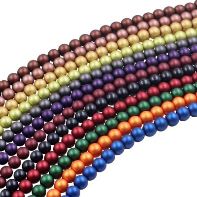 China Almost similar as real stock treasures for sale 2mm 3mm matte pearl beads with small holes beads for jewelry making for sale