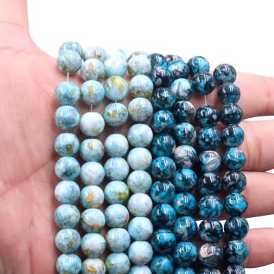 China Almost Similar As Real Stock Treasures For Sale Glass Beads 8mm Picture Beads For Jewelry Making for sale