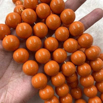 China Almost similar as real treasure beads round 16mm glass beads large sizes loose beads for jewelry making for sale