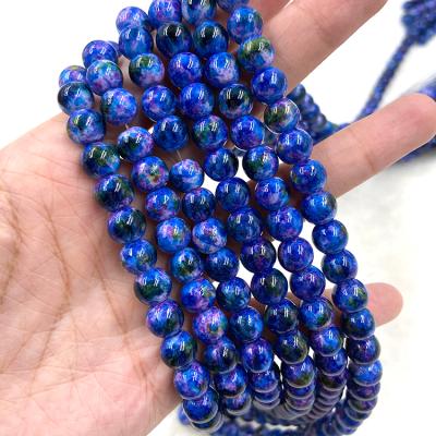 China Almost similar as real treasures picture pearl navy blue beads colored beads for earing making for sale