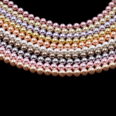 China Wholesale Manufacture High Quality and Competitive Price 4mm 6mm Indian 8mm Pearl Beads Jewelry Accessories Crystal Pearl Beads For Jewelry for sale