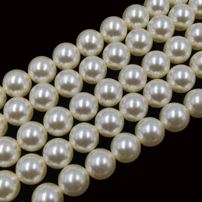 China Garment or Necklace or Ring or Bracelet or Earring Accessories AAAAA Rating Perfect 650 620 Round Crystal Pearl Glass Beads For Jewelry Making Swar Ovski Crystal White Pearl Cream Color for sale