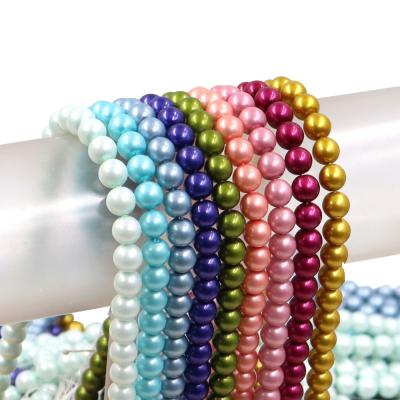 China High Quality and Competitive Price Stock For Sale The Shell Pearl Shape 10mm High Quality Imitated Glass Beads For Jewelry Making for sale