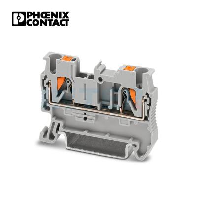 China 3209510 PT 2.5 Push Spring Screwless Terminal Block Din Rail Rail Mounted Connectors Spring Terminal Block PT 2.5 for sale