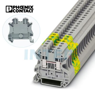 China 3044102 UT 4 Connector Feed Through Installation Rail Mount Terminal Blocks Screw Connection Phoenix Contact UT4 for sale