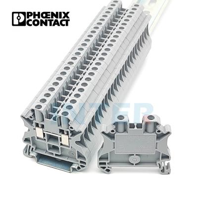 China 3044102, Original Phoenix UT 4-Feed-through Terminal Block Touch Crimp Modular Terminal Block UT4 for sale