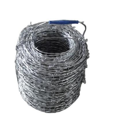 China Hot Dipped Galvanized Steel Wire China Supplier Doudle Wires With 4 Point Barbed Wire for sale