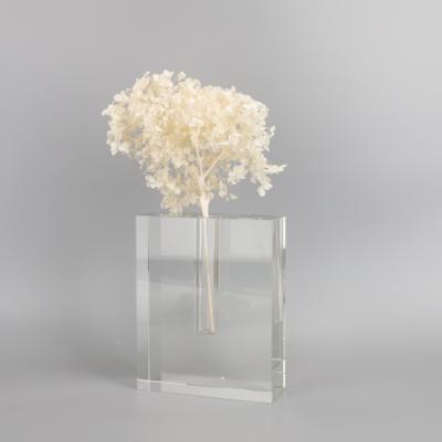 China CLASSIC Simple Clear Crystal Vase Crafts Room Crystal Decorations for sale