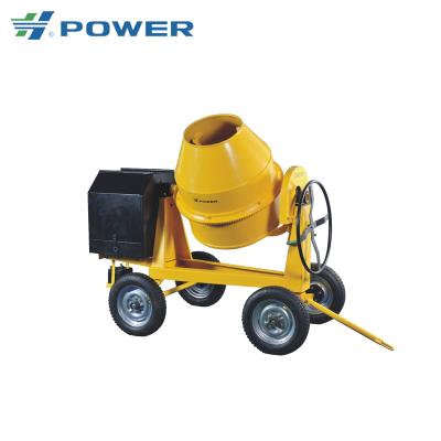 China Construction worksÂ   Mobile Gasoline Diesel Small Seft-Load Concrete Mixer Machine 350L 400L 500L Concrete Mixer for sale