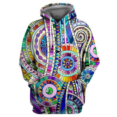 China Aooge Breathable Drop Shipping Custom Mens Custom Print All Over Print Boho Hoodie Sublimation Hoodies for sale