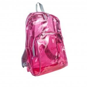 China Pink Clear Backpack for sale