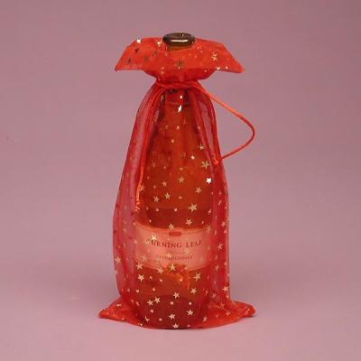 China Metallic Fabric Wine Bag for sale