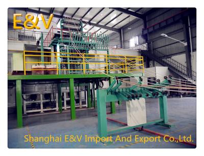 China Upward Oxygen free Copper / aluminum Continuous Casting Machine High stability for sale