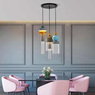 China Post Modern Vintage Lighting Pendant Chandeliers and Hanging Lamps Led Pendant Lights Nordic Modern Glass Decorative Ceiling Lights for sale