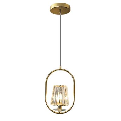 China Modern high quality crystal light luxury pendant light wrought iron for living room for sale