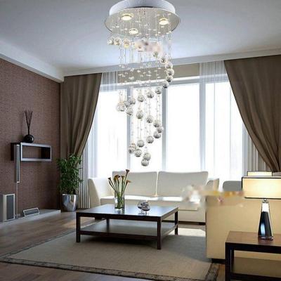 China Italian K9 Modern Minimalist Crystal Chandeliers For Home Decorative Lighting Hanging Lamp Led Ceiling Lamp for sale