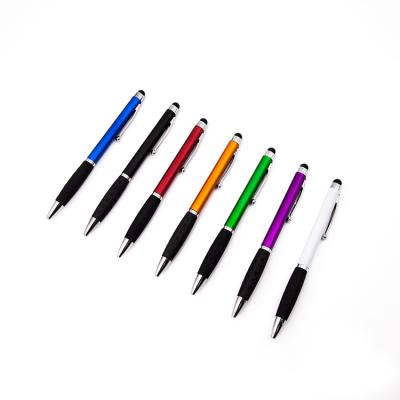 China Promotional Tablet Smart Stylus Pen Metal Tip Pen For Touch Screen With Rubber Grip for sale