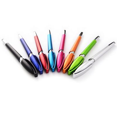 China Promotional Pen Promotional Stylus Pen Customized Multifunction Metal Pen Multipurpose 2 in 1 Touch Pen for sale