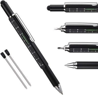 China Multifunctional Tool Pen 6 in 1 Screwdriver Tool Pen - Mini Multifunction Pen with Stylus, Flat and Phillips Screwdriver Bit, Spirit Level and Thumb CM UK for sale