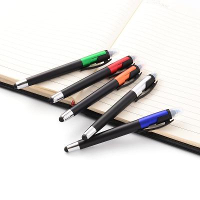 China office & School Pen The New 3 in 1 Plastic Ballpoint Pen and Highlighter Pen with Capacitive Stylus for Any Touch Screen Product for sale