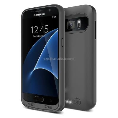 China Mobile Phone Galaxy S7 Battery Case Battery Charging Pack For Samsung S7 - 4500mAh Extended Battery Fast Charger for sale