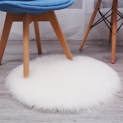 China High Faux Fur Sheepskin Blanket Ningbo City Faux Lamb Fur Blankets Anti-skid For Living Room for sale