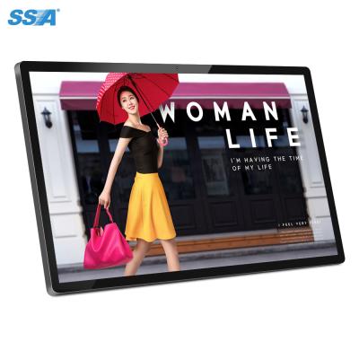 China Factory wholesale price soft 27 inch Android lcd digital signage indoor touch screen stand player advertising totem for sale