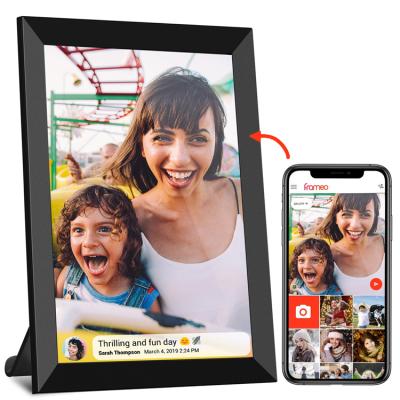 China Clock Frameo Apps 10.1 Inch IPS 800*1280 Digital Photo Picture Frame With Wifi Share Your Moment By Phone for sale