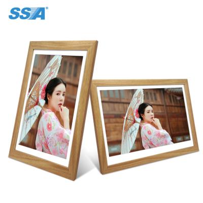 China Clock 15.6inch Android Wifi Digital Photo Frame 1920*1080p With Capacitive Touch Screen for sale