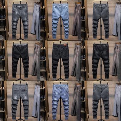 China Breathable jeans pants cotton fashion stretch jeans men's pants casual men's straight leg jeans wholesale factory spot men's pants for sale