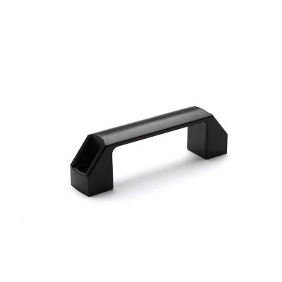 China CNC Machining Center Insulated Nylon Reinforced Plastic Door Handle Square And Window Cabinet Door Handle Mechanical Hardware for sale