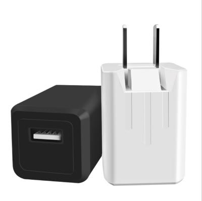 China Charging For Mobile Phones 5V 1A Plug USB AC Wall Power Adapter Travel USB EU/USA Charger For Iphone Samsung Charger Phone for sale