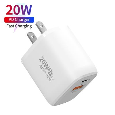 China Charge for HUNDA 2 Port Cell Phones HUNDA 2 Port USB Wall Charger Black Eu 20w Mobile Phone USB Wall Charger For Android for sale