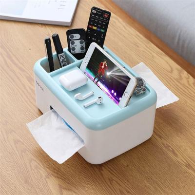 China Eco-friendly Sideboard Door Storage Shelf Basket Cling Cute Film Fridge Tissue Box for sale