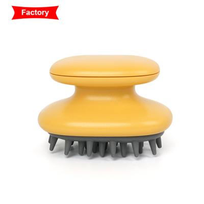 China Portable Handheld Silicone Shampoo Brush Hand Grip Massager Clean Easy Removable Hand Held Comfort Portable Silicone Shampoo Brush for sale