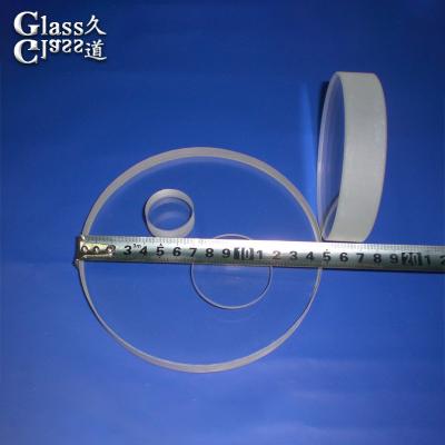 China Optics and Lighting Parts Customized Thickness Extra Clear Transparent Tempered Glass Wafer for sale