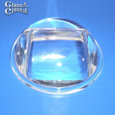 China Grinding and Polishing Processed Pyrex Glass Street Light Lens Optimize Road Lighting for sale