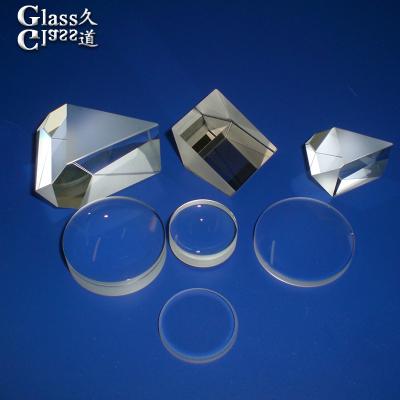 China Coating B270 Optical Double Convex Lens Glass Triangular Prism for Optical Components for sale