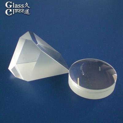 China Custom BK7 Equilateral Prism Optical Lens with Plano-convex Structure and Coating for sale