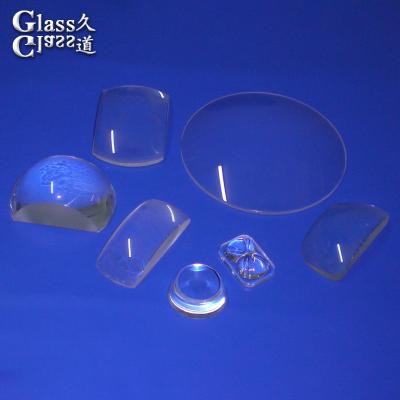 China Customizable BK7 Sapphire Lens Convex Optical Meniscus Lens with Coating Selection for sale